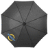 23" Lisa-sateenvarjo puukahvalla, automaattisesti avautuva, musta lisäkuva 2